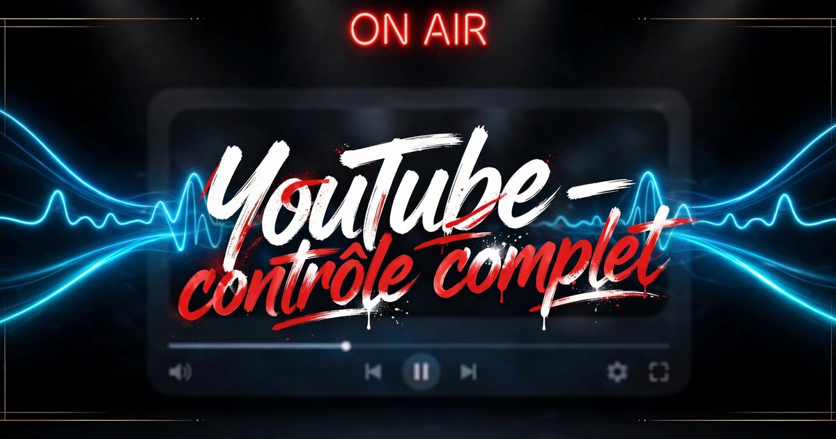 YouTube — full control