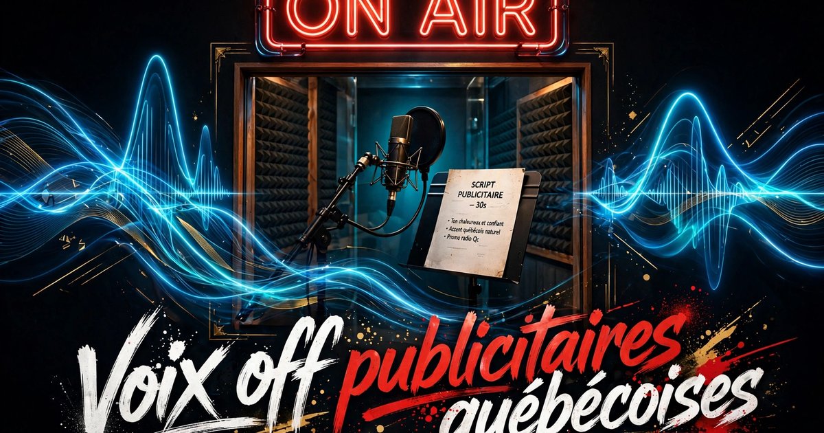 Québec advertising voice-overs