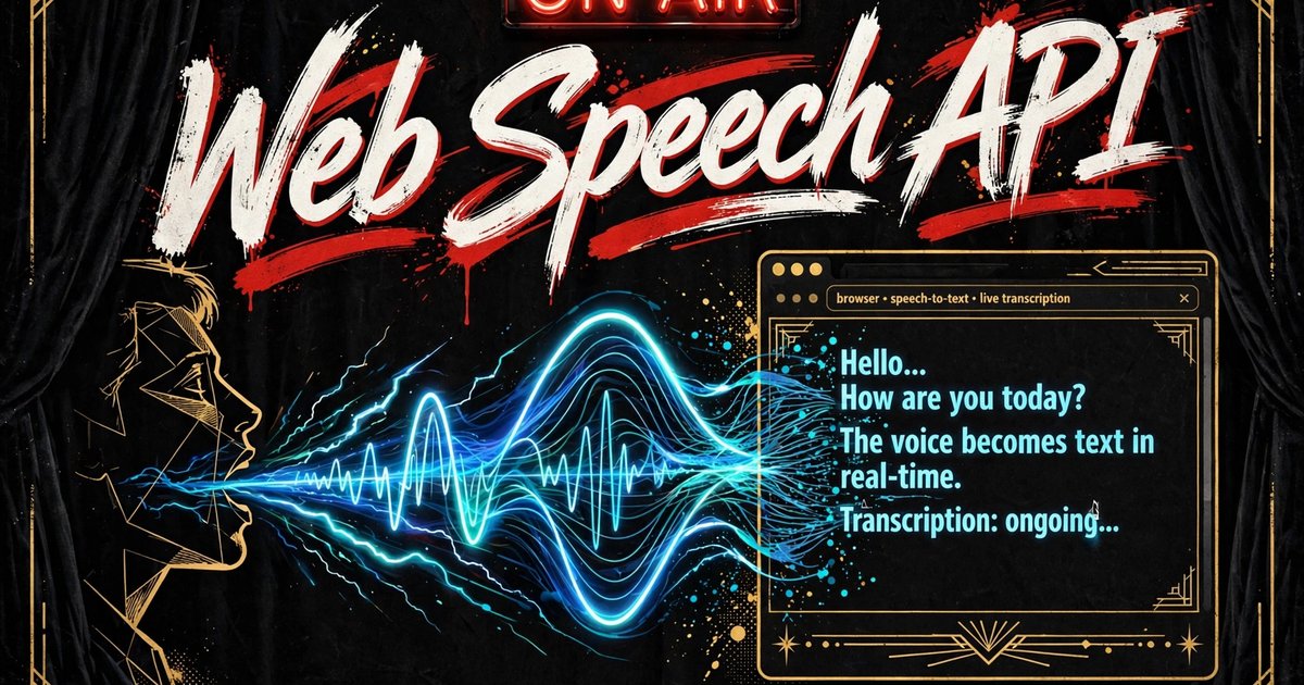 Web Speech API