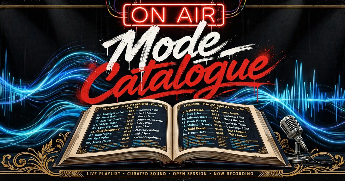 Catalogue Mode — the 12 playlists