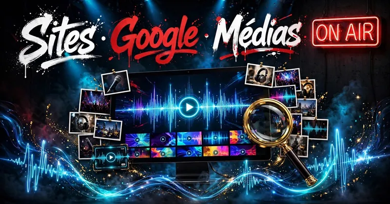 Sites · Google · Médias