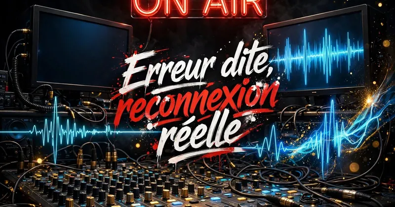 Erreur dite, reconnexion réelle