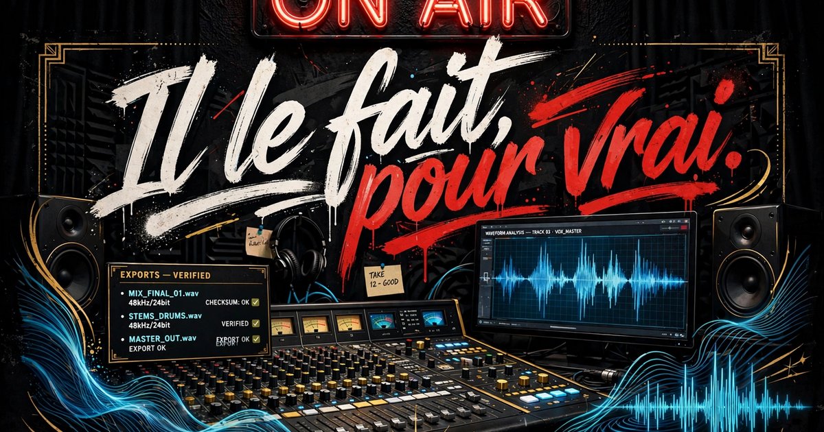 Il le fait, pour vrai