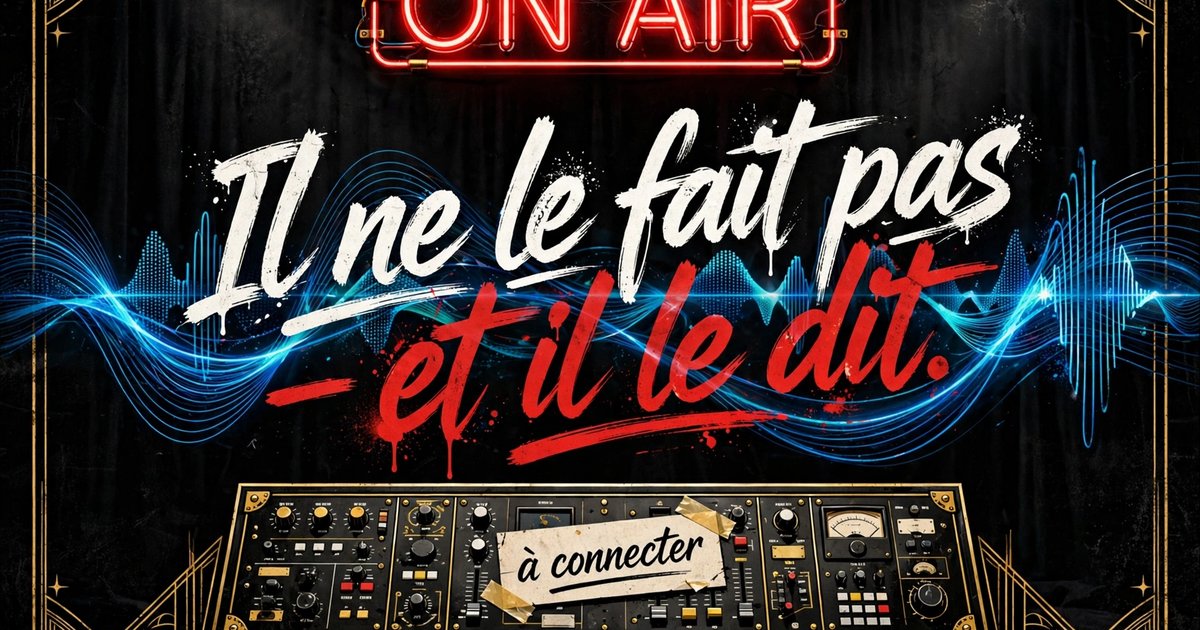 Il ne le fait pas — et il le dit
