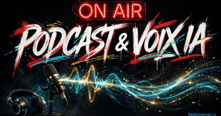 Podcast & voix IA : tes épisodes, préparés comme des émissions