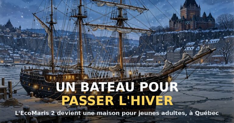 CasaMaris : un bateau-maison pour passer l’hiver à Québec