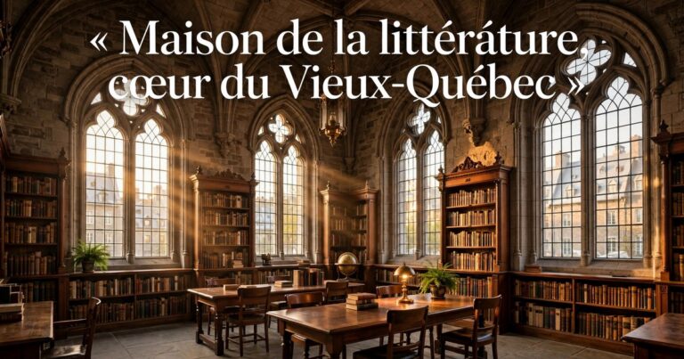 Julie découvre : la Maison de la littérature, une maison pour lire et écrire dans le Vieux-Québec