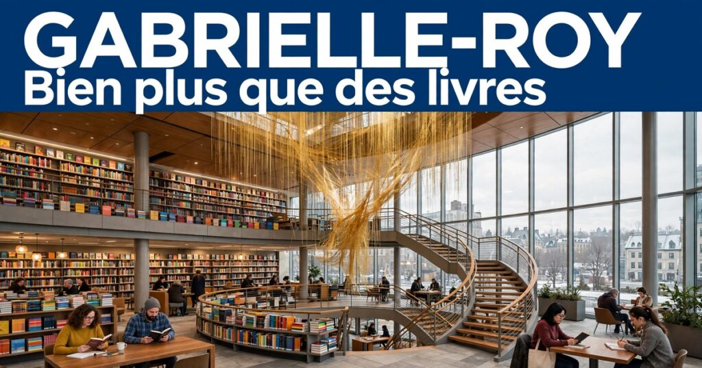 Julie découvre : Gabrielle-Roy, la bibliothèque de Saint-Roch qui fait bien plus que prêter des livres