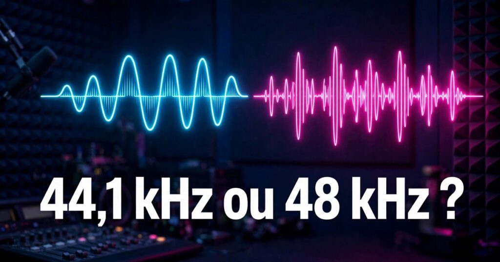 44 100 Hz ou 48 000 Hz : pourquoi la vidéo vise 48 kHz et le CD reste à 44,1 kHz