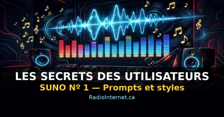 Les secrets des utilisateurs Suno nº 1 — Prompts et styles : 15 trucs qui donnent le son voulu