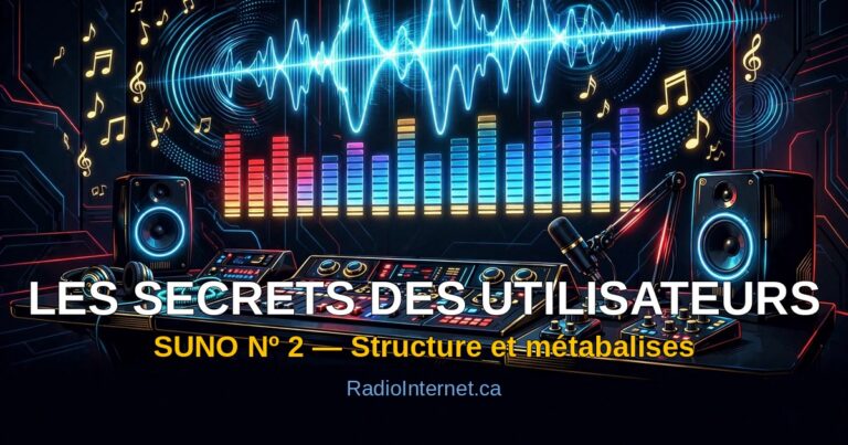 Les secrets des utilisateurs Suno nº 2 — Structure et métabalises : 15 trucs pour contrôler ta chanson