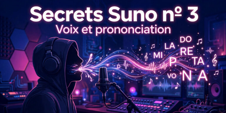 Les secrets des utilisateurs Suno nº 3 — Voix et prononciation : 15 trucs pour faire chanter juste, et en français