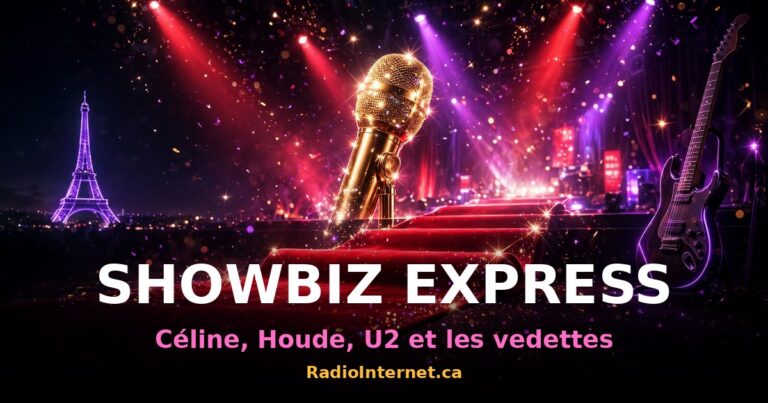 Showbiz Express : Céline a sa Barbie, Louis-José Houde ouvre son cœur, pis U2 part en tournée