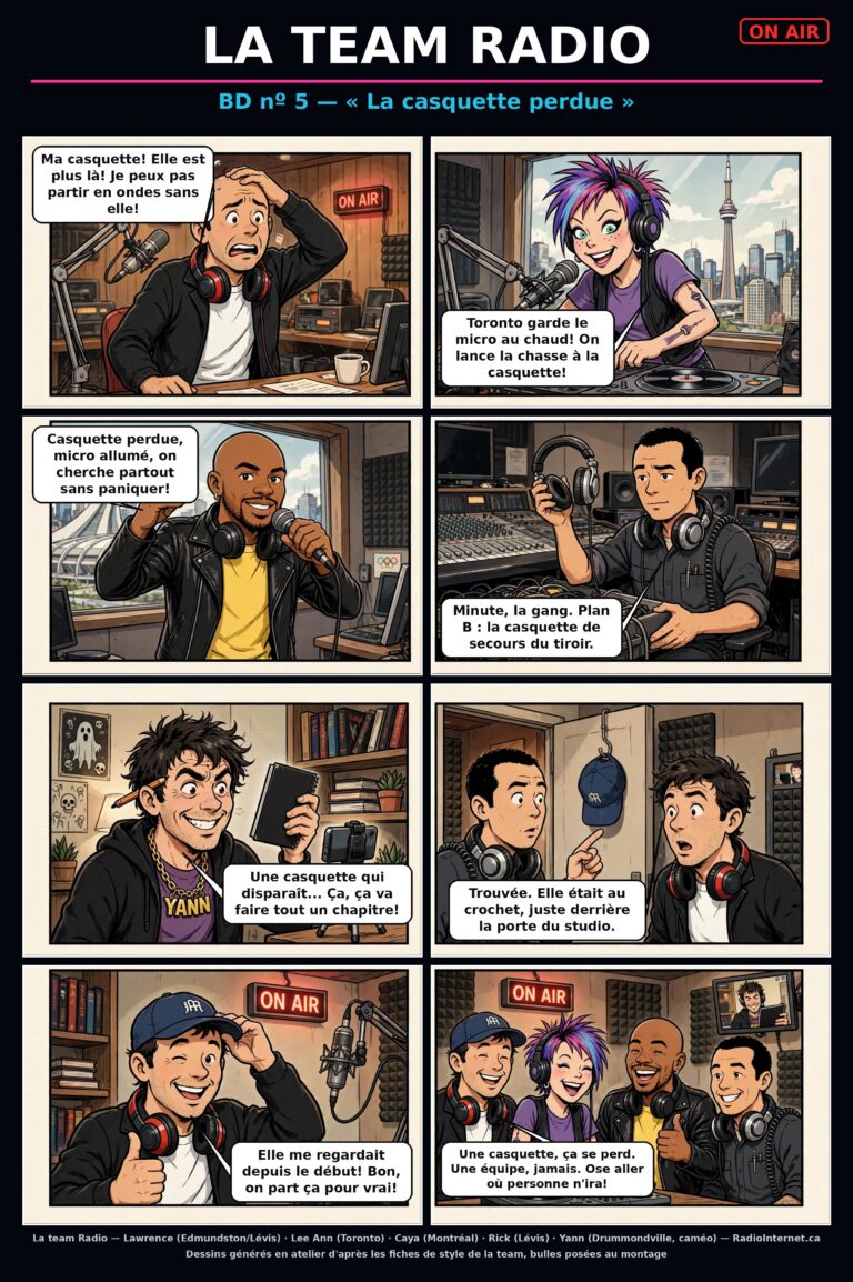 BD nº 5 — « La casquette perdue »